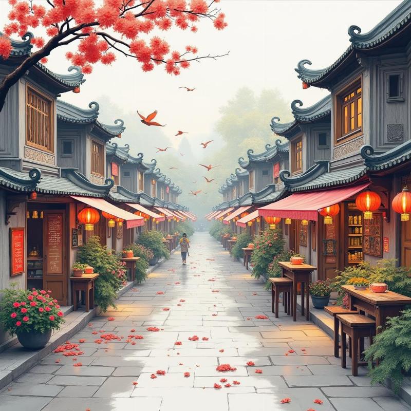 hoan-thien-tranh-ve-cho-tet