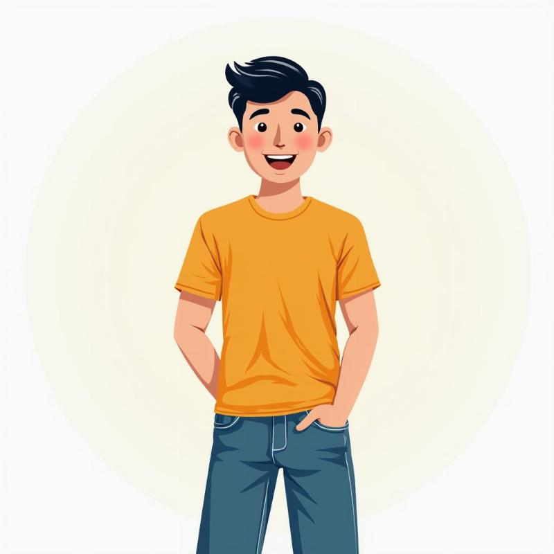 to mau ao thun quan jeans nam voi cac mau sac tuoi sang va phu hop