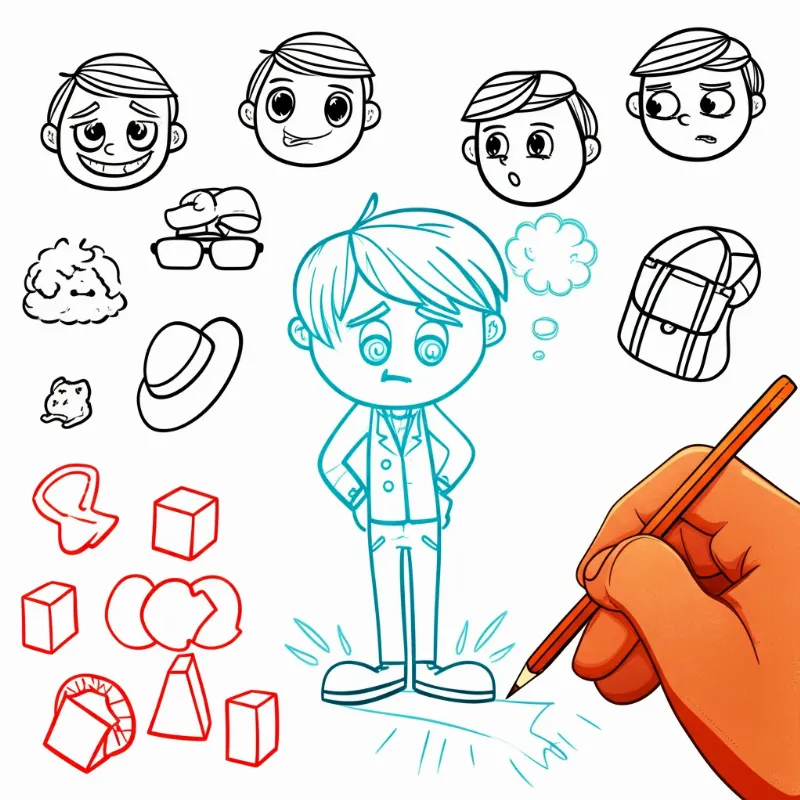 Mẹo vẽ nhân vật hoạt hình hiệu quả giúp trẻ em sáng tạo hơn.