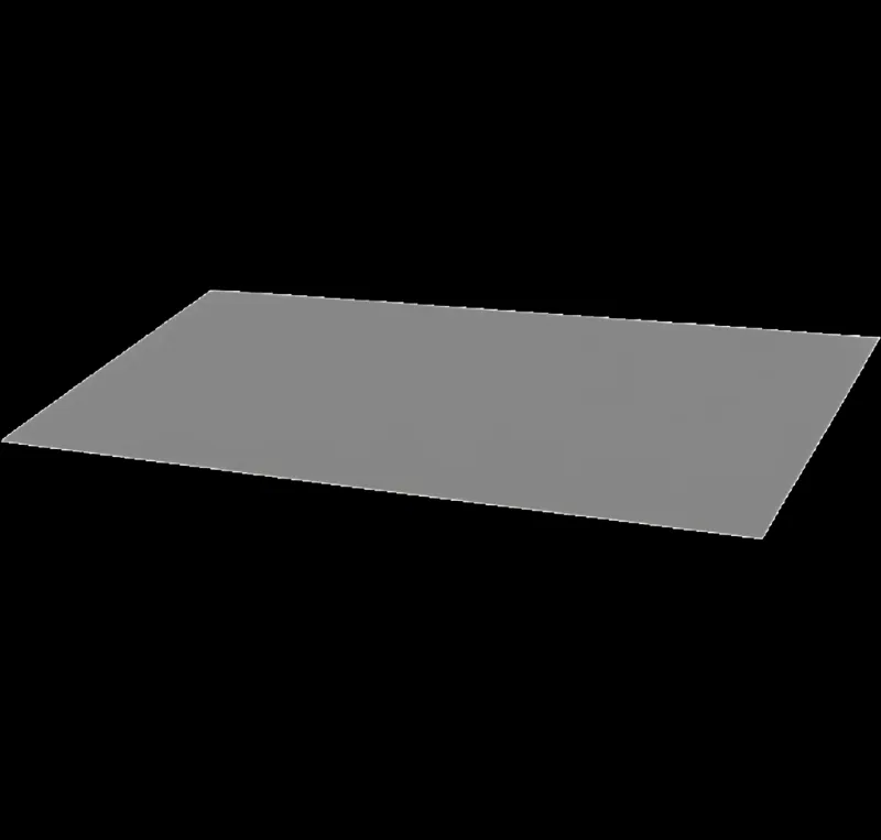 Một hình chữ nhật nằm ngang lớn, thể hiện nền móng vững chắc của nhà xưởng. Phù hợp cho học sinh tiểu học vẽ.