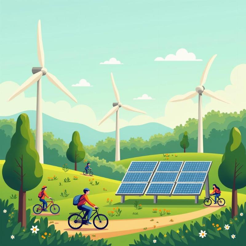 Vẽ tranh biến đổi khí hậu học sinh thể hiện hành động tích cực bảo vệ môi trường